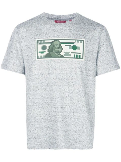 Mostly Heard Rarely Seen 8-bit Note Printed T-shirt In Grey
