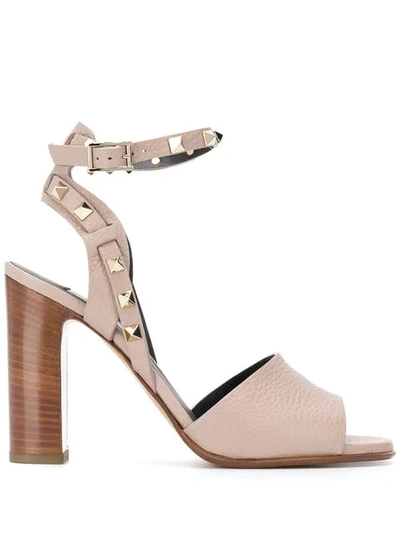 Valentino Garavani Rockstud Sandals In Pink