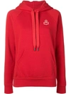 Isabel Marant Étoile Classic Brand Hoodie In Red