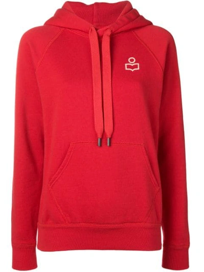 Isabel Marant Étoile Classic Brand Hoodie In Red