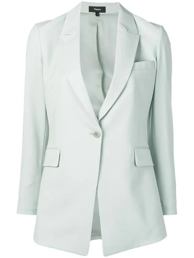 Theory Tailored Blazer In Green