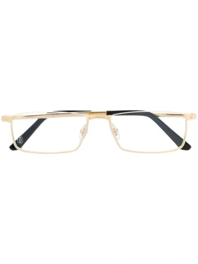 Cartier Gold Square Glasses