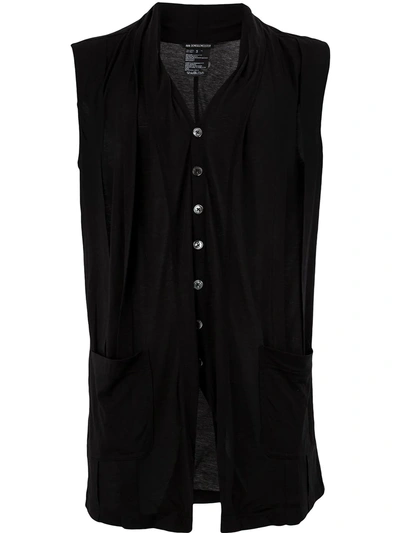 Ann Demeulemeester Lightweight Waistcoat In Black