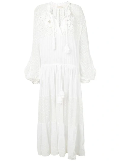 Anjuna Narciso Long Tunic Dress In White