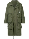 Undercover Graphic Raincoat In Green