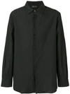 Andrea Ya'aqov Concealed Button Shirt In Black
