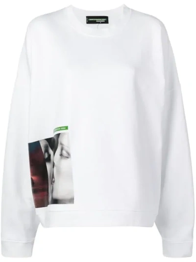 Dsquared2 X Mert & Marcus 1994 Graphic Print Sweatshirt In White