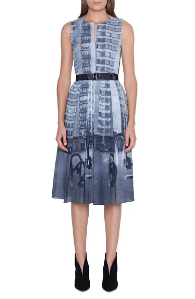 Akris Magnets In The City Print Dress