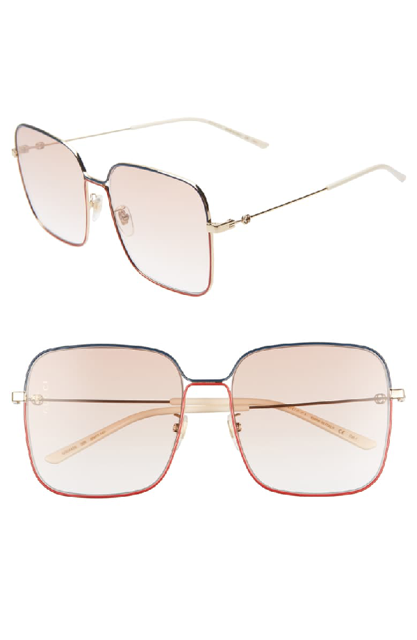 gucci gradient square sunglasses