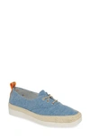 Toni Pons Bego Espadrille Sneaker In Blue Canvas