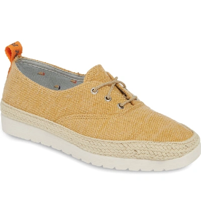 Toni Pons Bego Espadrille Sneaker In Yellow Canvas