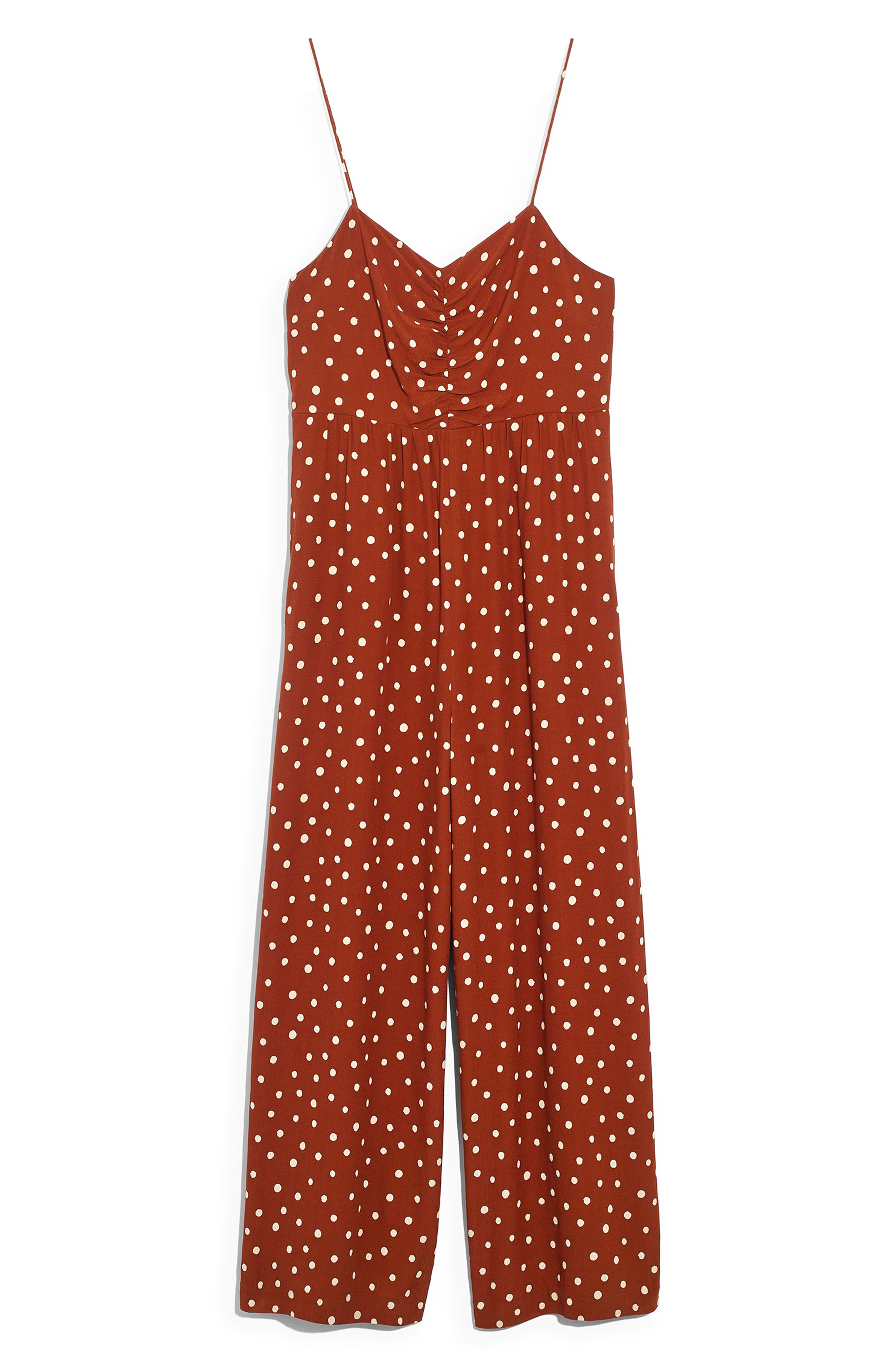 madewell polka dot jumpsuit