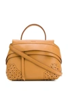 Tod's Small Wave Tote In Neutrals