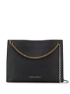 Marc Jacobs Double Chain Crossbody Bag  In Black