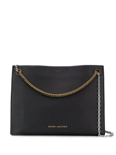 Marc Jacobs Double Chain Crossbody Bag  In Black