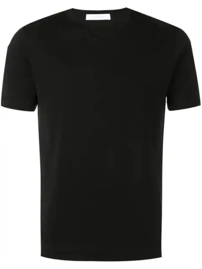 Cruciani T-shirt Mit Rundem Ausschnitt In Black