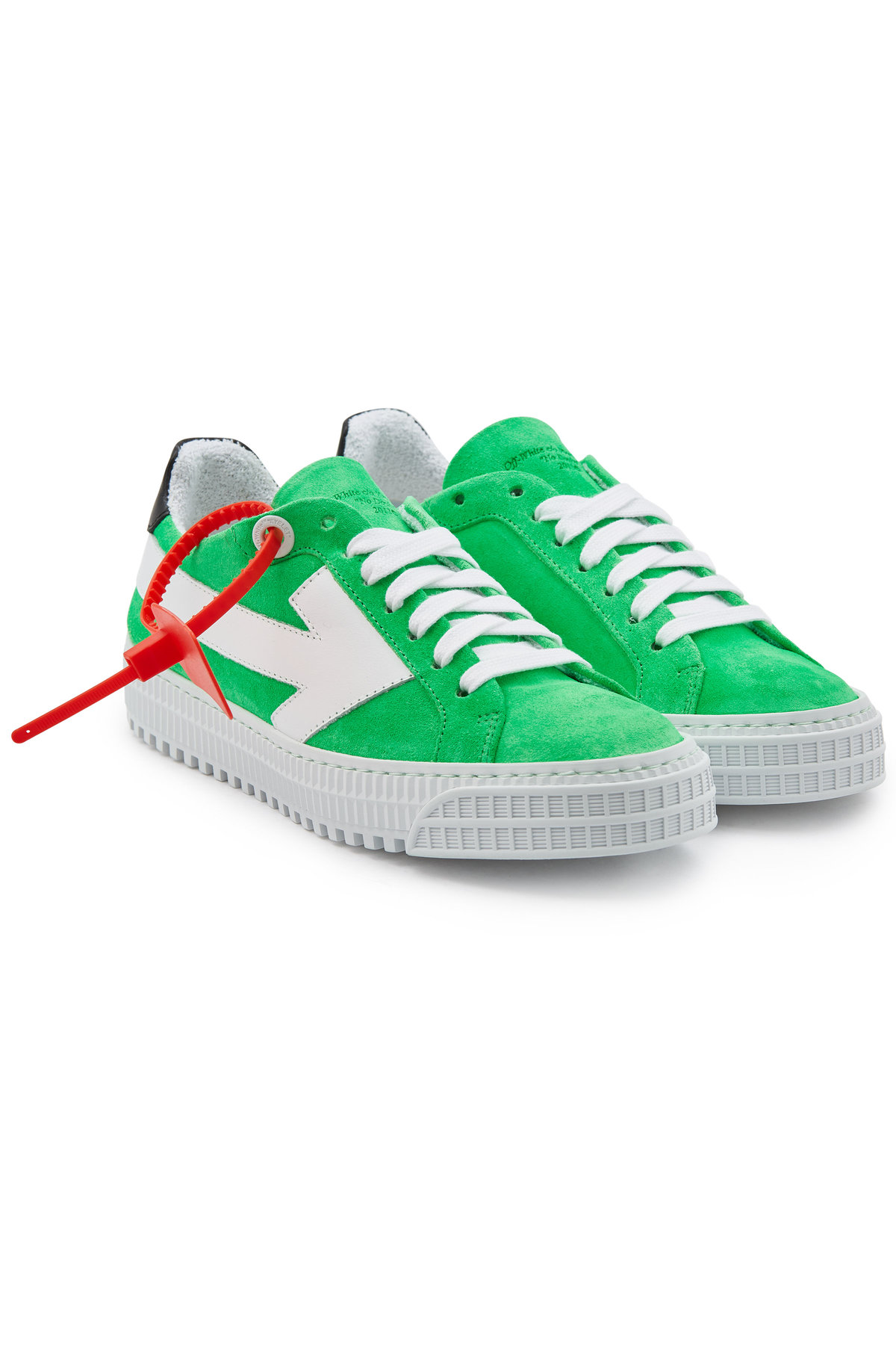 off white green shoes
