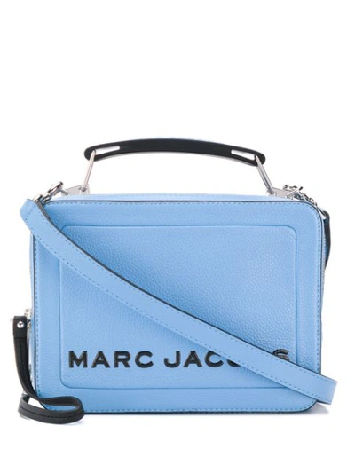 Marc Jacobs The Mini Box Bag In Blue