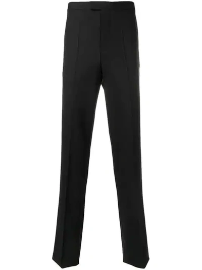 Raf Simons Straight-leg Tailored Trousers In Black