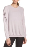 Alo Yoga Soho Pullover In Lavender Cloud Heather