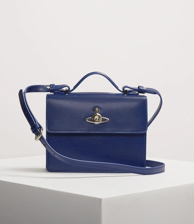 Vivienne Westwood Matilda Medium Shoulder Bag Blue | ModeSens