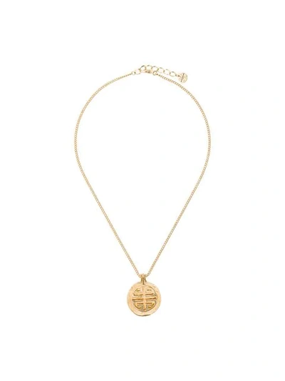 Givenchy Gold Tone 4g Necklace