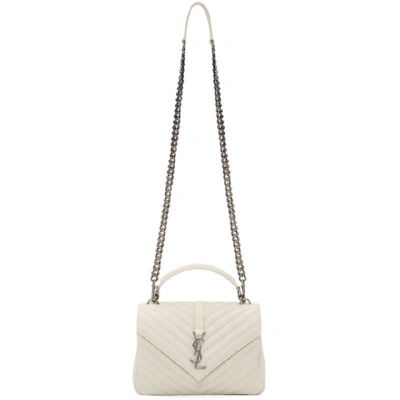 Saint Laurent Collège Bag In Neutrals