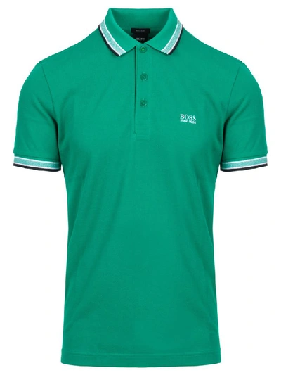 Hugo Boss Paddy Polo In Open-green