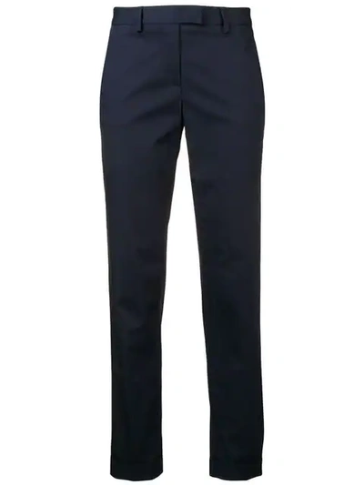 Alberto Biani Slim Fit Trousers In Blue