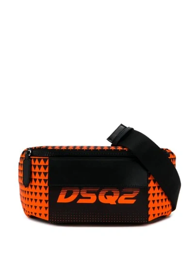 Dsquared2 Bionic Sport Dsq2 Race Belt Bag In Orange