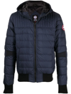 Canada Goose Cabri Hooded Padded Jacket In Blue