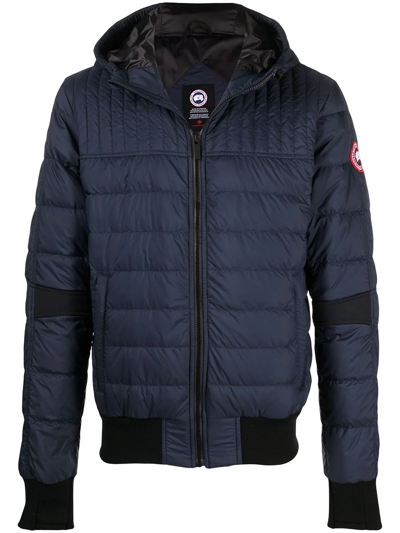 Canada Goose Cabri Hooded Padded Jacket In Atlantic Navy | ModeSens