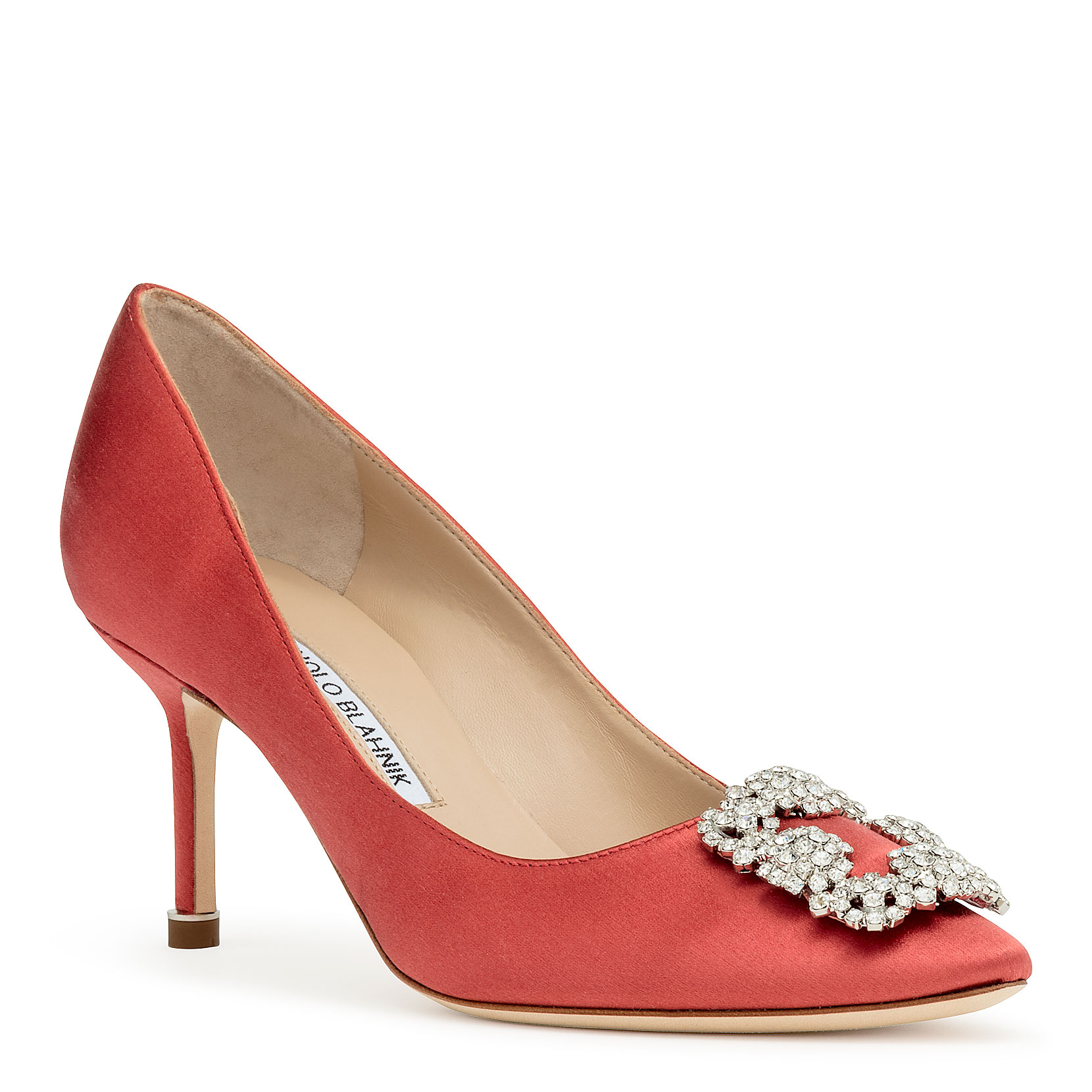 manolo blahnik red flats