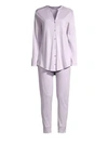 Hanro Pure Essence Pajamas In Soft Lilac
