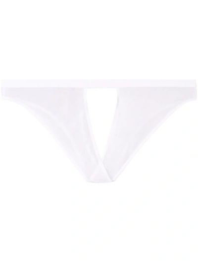 Maison Close Pure Tentantion Open Trouseries In White