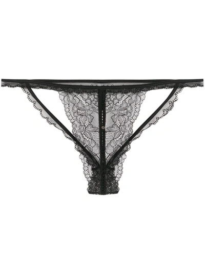 Maison Close Le Petit Secret Trouseries In Black