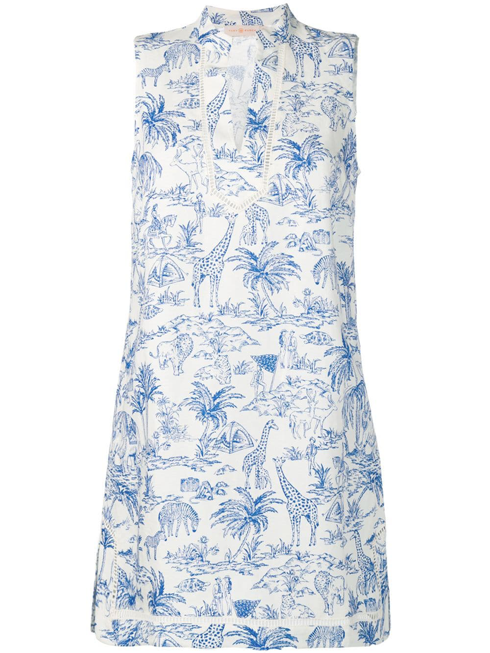 tory burch sleeveless tunic dress