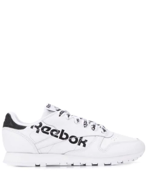 Reebok Side Logo Sneakers In White Modesens