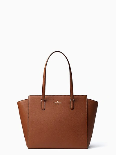 Kate Spade Jackson Medium Tote In Warm Gingerbread ModeSens
