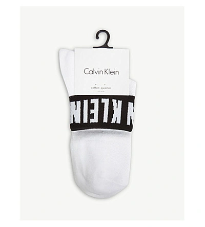 Calvin Klein Icon Logo Socks In White