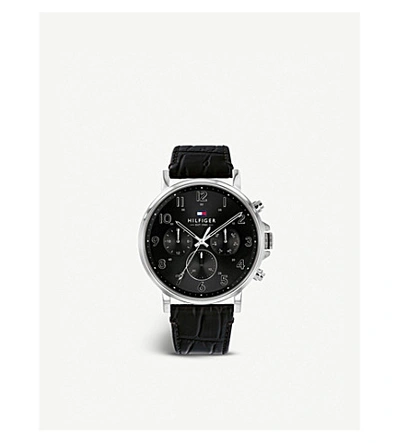 Tommy Hilfiger 1710381 Daniel Stainless Steel And Leather Watch | ModeSens