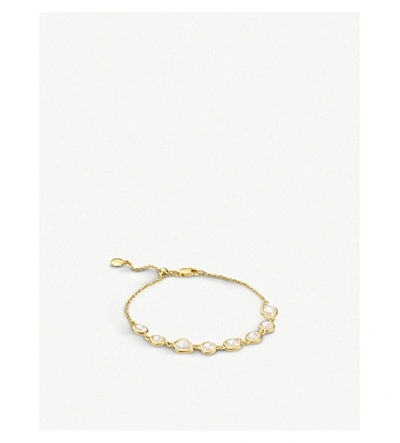 Monica Vinader Siren 18ct Yellow-gold And Sterling Silver Bracelet In Yellow Gold
