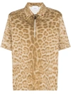 Burberry Short-sleeve Animal Print Shirt - Neutrals