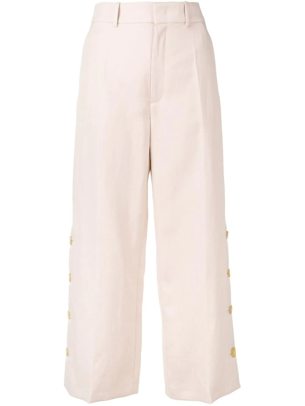 Joseph Fade Side Button Trousers - Neutrals | ModeSens