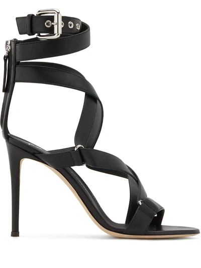 Giuseppe Zanotti Larissa Cross-strap Sandals In Black