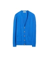 Tory Burch Madeline Cardigan In Bondi Blue