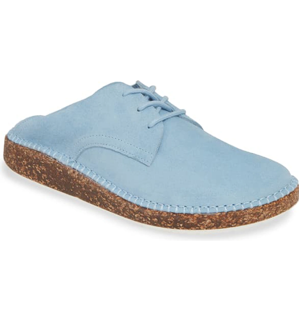 Birkenstock Gary Convertible Derby In Sky Suede ModeSens