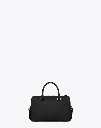 Saint Laurent Classic Baby Duffle Bag In Black Leather | ModeSens