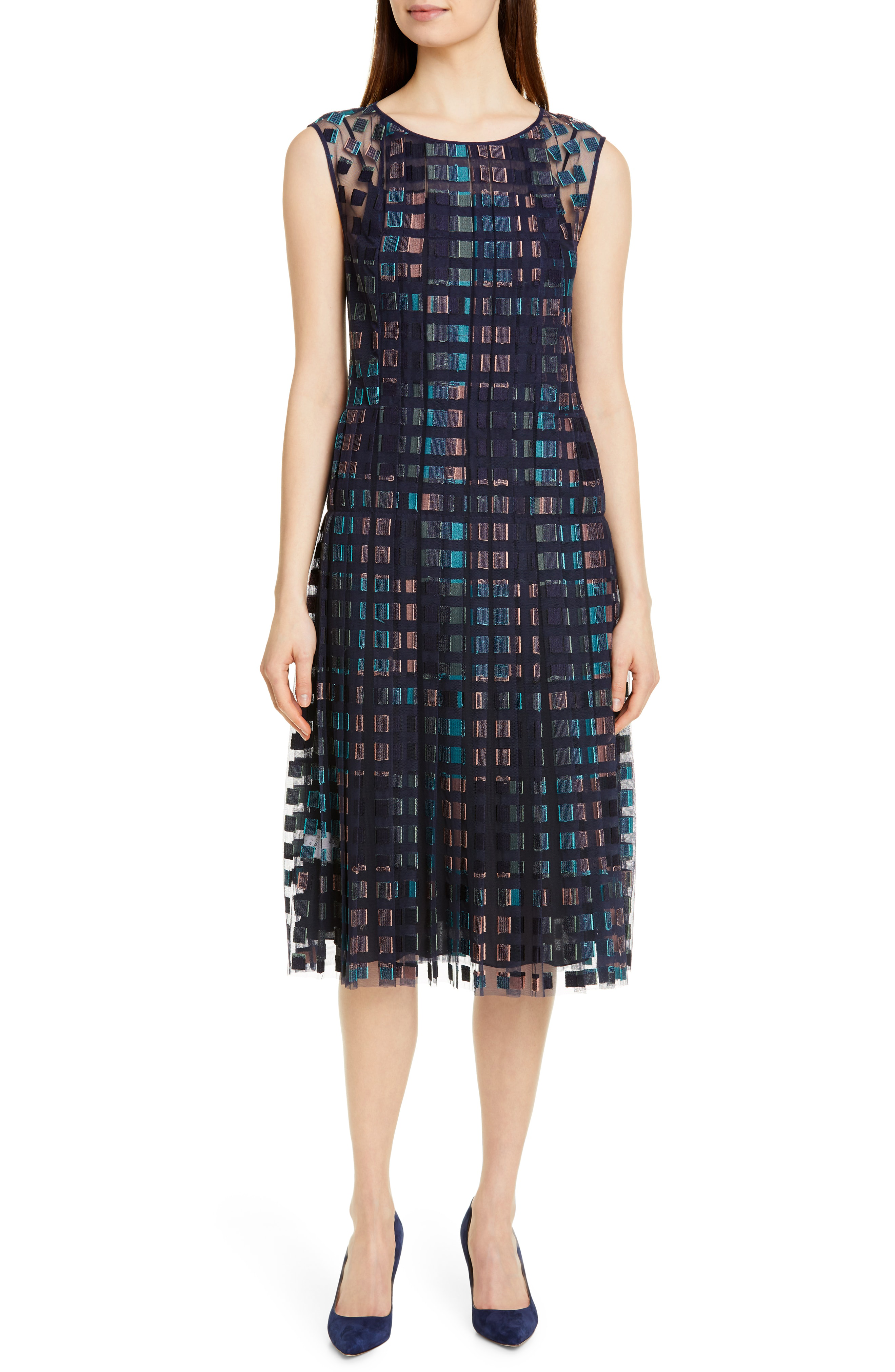 hugo boss midi dress