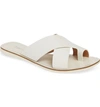 Kensie Nola Slide Sandal In White
